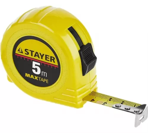 34014-07-25 Рулетка STAYER MaxTape 7,5м/25мм в ударопрочном корпусе