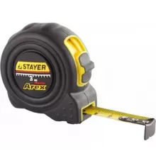 3410-03_z01 Рулетка STAYER AREX 3м/16мм в ударостойком корпусе с двумя фиксаторами