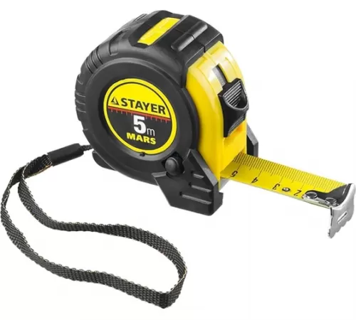 34131-03_z01 Рулетка STAYER MARS 3м/16мм в ударостойком корпусе с двумя фиксаторами