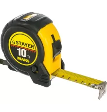 34131-10_z01 Рулетка STAYER MARS 10м/25мм в ударостойком корпусе с двумя фиксаторами