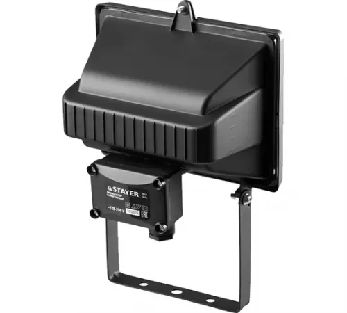 Прожектор STAYER MAXILight 1500Вт, галогенный, черный 57107-B