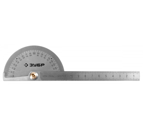 34292 Транспортир ЗУБР ЭКСПЕРТ из нержавеющей стали