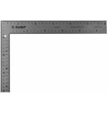 3434-30 Угольник ЗУБР ЭКСПЕРТ плотницкий. гравированная шкала, 300х200м