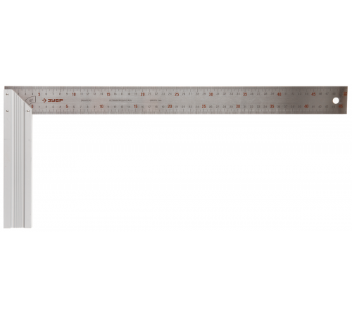 34394-50 Угольник ЗУБР ЭКСПЕРТ столярный 37ммх500мм