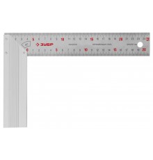 34394-25 Угольник ЗУБР ЭКСПЕРТ столярный, гравированная шкала, 250мм