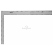3434-61_z01 Угольник ЗУБР УПН-60 широкий плотницкий нержавеющий 600х400м