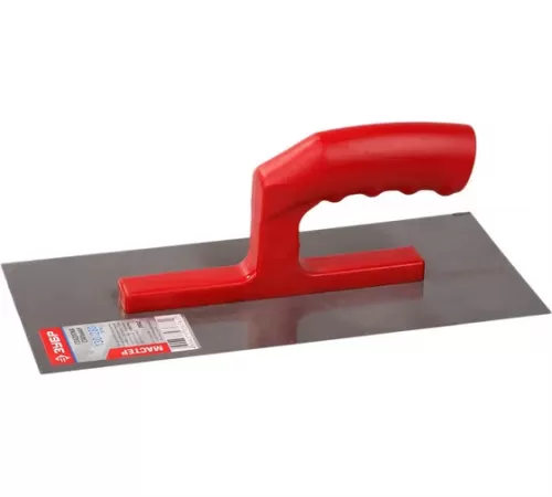 08042 Гладилка ЗУБР МАСТЕР стальная с пластмасовой ручкой,130 х 280мм