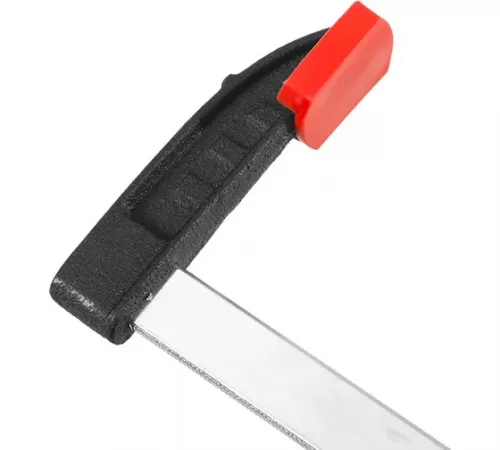 32150-050-200 Струбцина ЗУБР МАСТЕР, тип F, пластмассовая ручка, стальная закал. рейка, 50х200мм