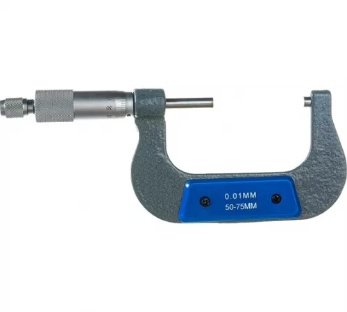 34480-75_z01 Микрометр ЗУБР ЭКСПЕРТ механический, МК 50, диапазон 50-75мм, шаг измерения 0,01мм