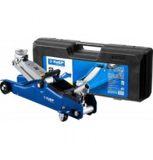 43056-2-К Домкрат подкатной ЗУБР Профессионал Т-35-К с низким подхватом 85-330 мм 2 т