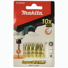 B-28494 Биты Makita Impact Gold Grip wood PH2 х 25мм