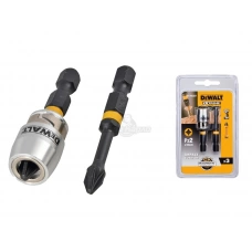DT 70535T Набор бит Dewalt 2шт + магнитный держатель