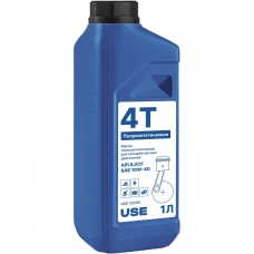 USE-30013 Масло USE 4-х тактное полусинтетика SAE 10W-40 1л