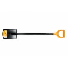 1026683 Лопата Fiskars садовая с закругленным лезвием Solid